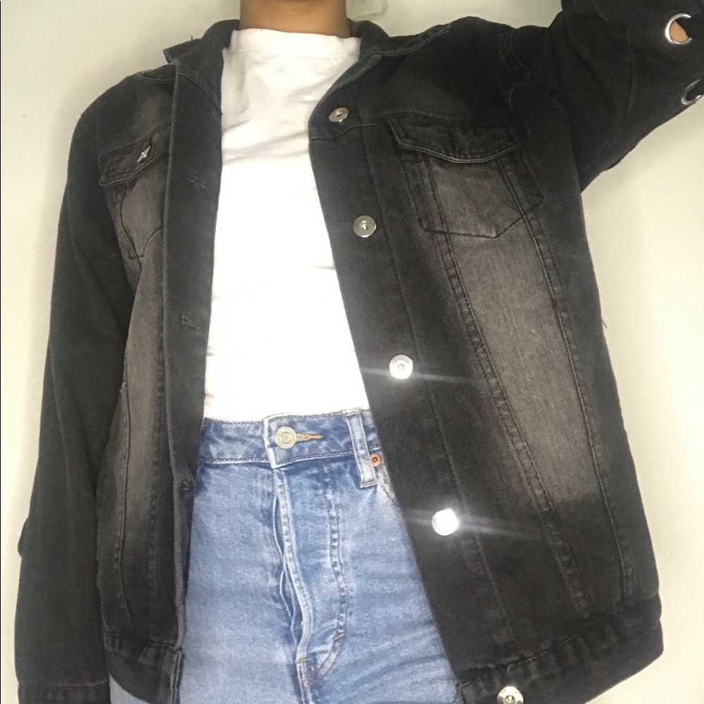 Love Tree | Black Jean Jacket